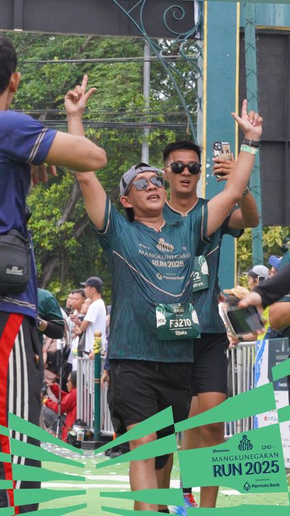 Race photo from Mangkunegaran Run 2025