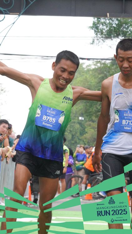Race photo from Mangkunegaran Run 2025