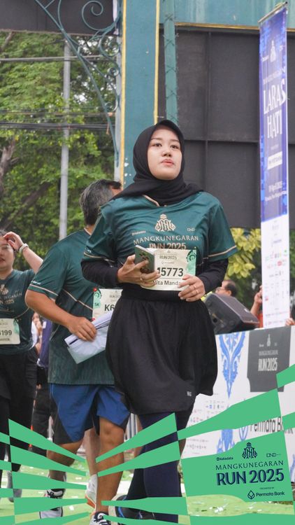 Race photo from Mangkunegaran Run 2025