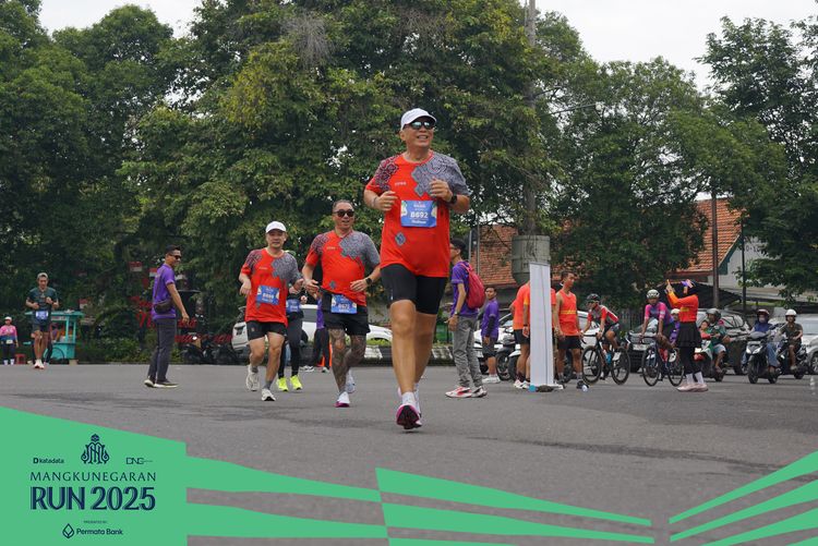 Race photo from Mangkunegaran Run 2025