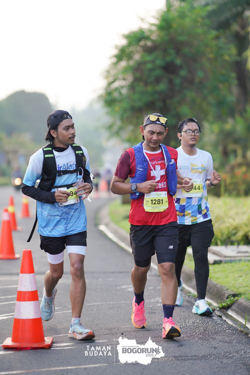 Race photo from Taman Budaya x BOGORUN 2025