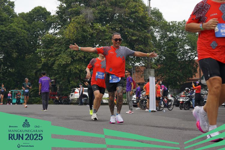 Race photo from Mangkunegaran Run 2025