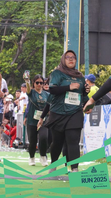 Race photo from Mangkunegaran Run 2025
