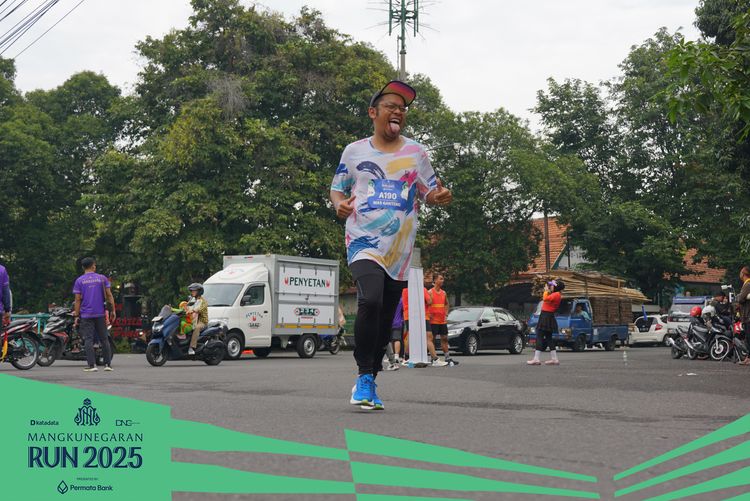 Race photo from Mangkunegaran Run 2025
