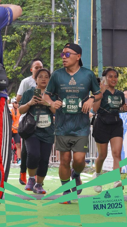 Race photo from Mangkunegaran Run 2025