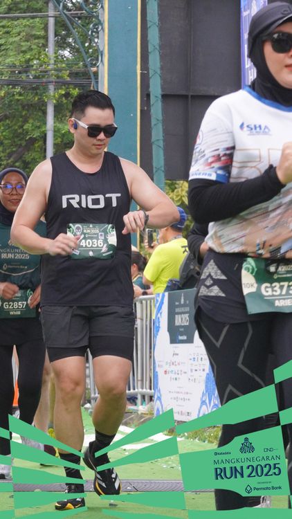 Race photo from Mangkunegaran Run 2025