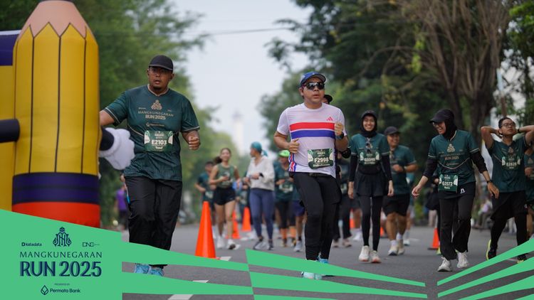 Race photo from Mangkunegaran Run 2025