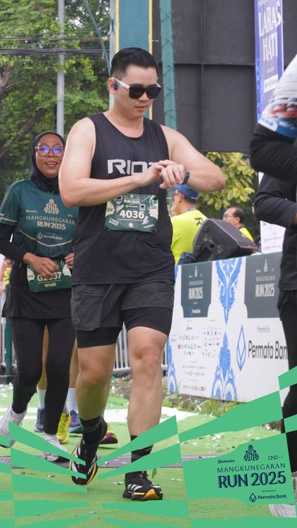 Race photo from Mangkunegaran Run 2025