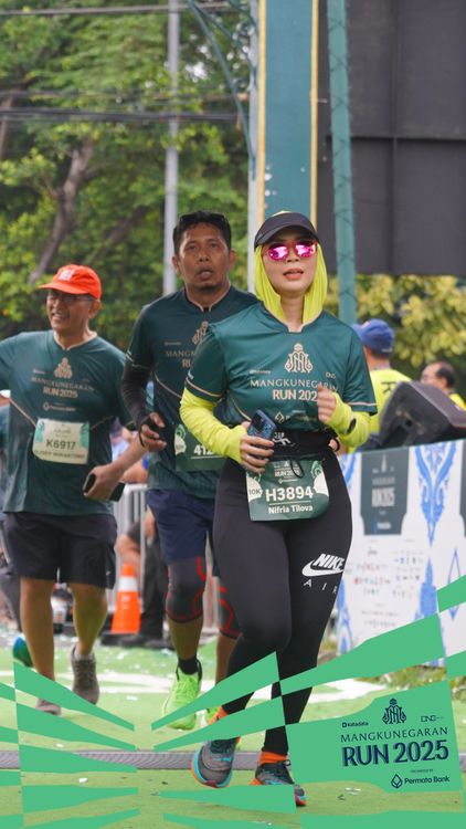 Race photo from Mangkunegaran Run 2025