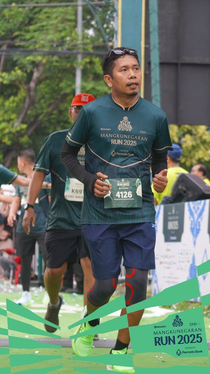 Race photo from Mangkunegaran Run 2025