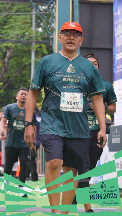 Race photo from Mangkunegaran Run 2025