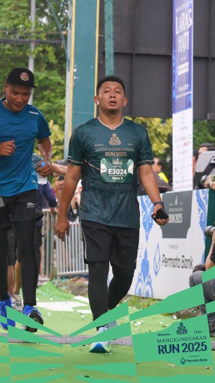 Race photo from Mangkunegaran Run 2025