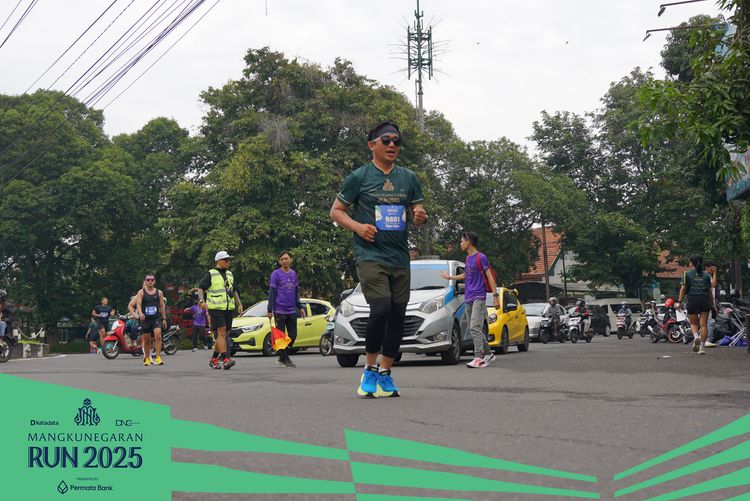 Race photo from Mangkunegaran Run 2025