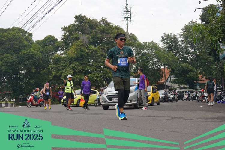 Race photo from Mangkunegaran Run 2025