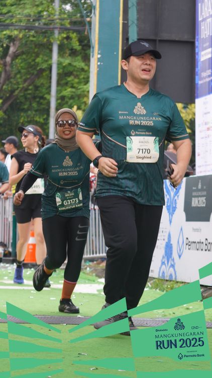 Race photo from Mangkunegaran Run 2025