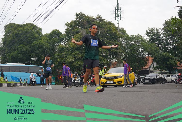 Race photo from Mangkunegaran Run 2025