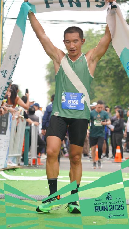 Race photo from Mangkunegaran Run 2025