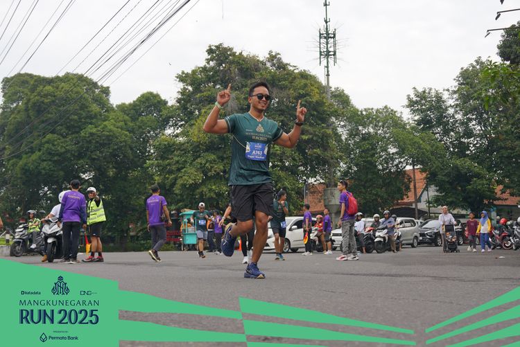 Race photo from Mangkunegaran Run 2025