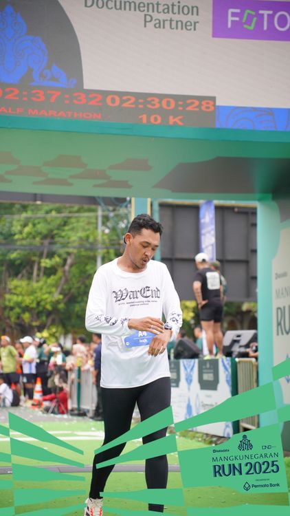 Race photo from Mangkunegaran Run 2025