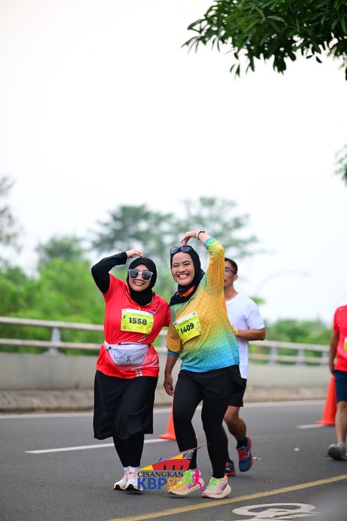 Race photo from CISANGKAN KBP CITY RUN 2025