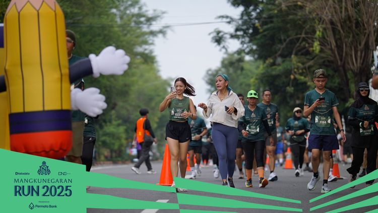 Race photo from Mangkunegaran Run 2025