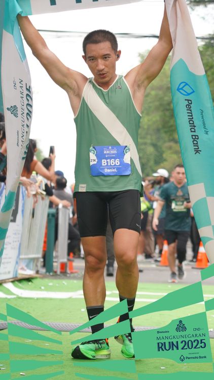 Race photo from Mangkunegaran Run 2025