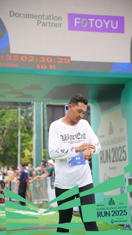 Race photo from Mangkunegaran Run 2025