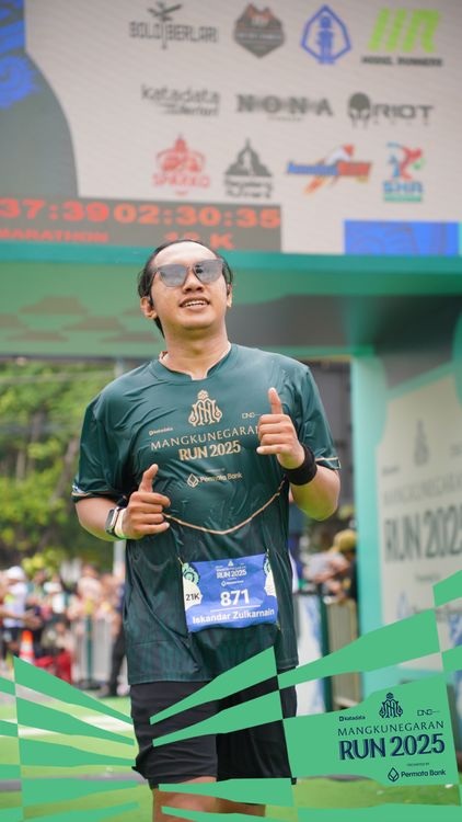 Race photo from Mangkunegaran Run 2025