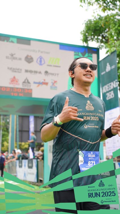 Race photo from Mangkunegaran Run 2025