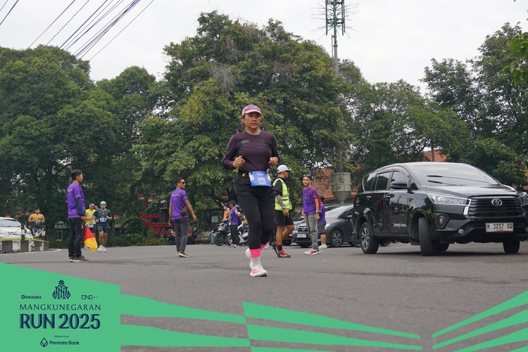Race photo from Mangkunegaran Run 2025