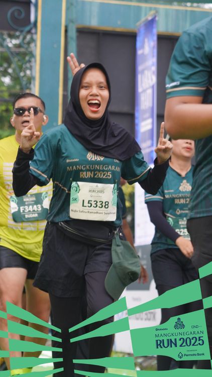 Race photo from Mangkunegaran Run 2025