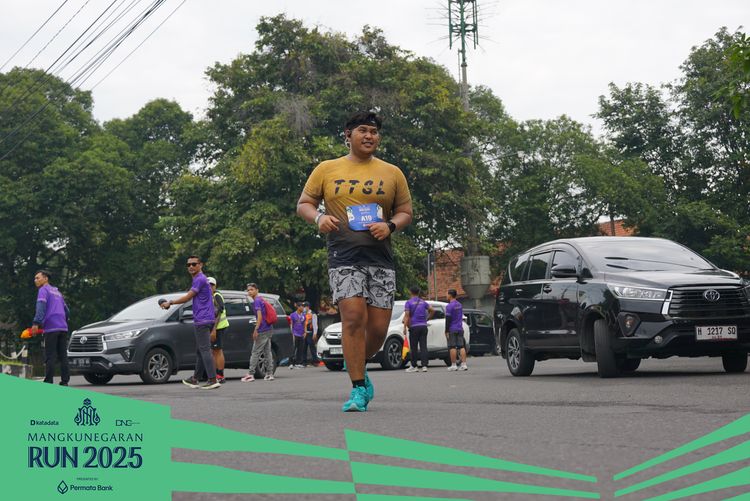 Race photo from Mangkunegaran Run 2025