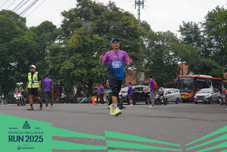 Race photo from Mangkunegaran Run 2025