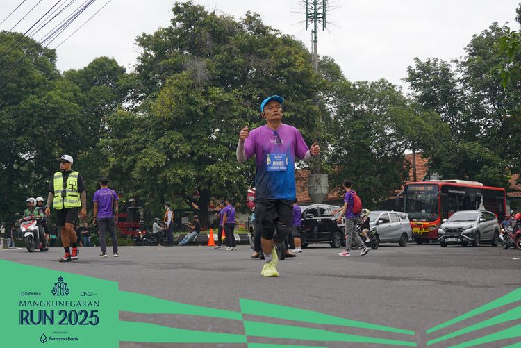 Race photo from Mangkunegaran Run 2025
