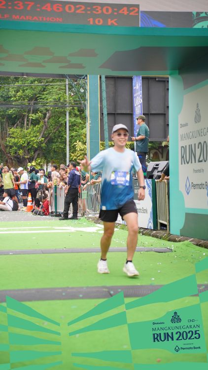 Race photo from Mangkunegaran Run 2025