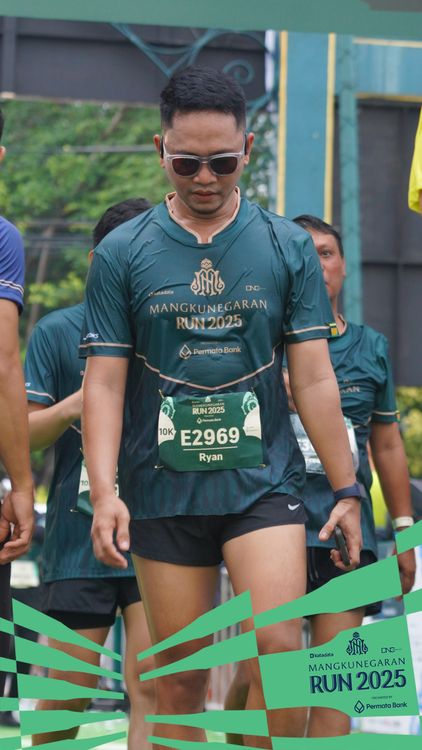 Race photo from Mangkunegaran Run 2025