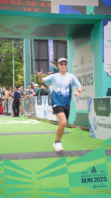 Race photo from Mangkunegaran Run 2025