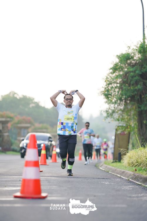 Race photo from Taman Budaya x BOGORUN 2025