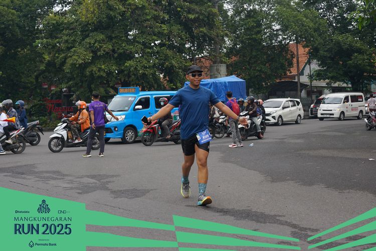 Race photo from Mangkunegaran Run 2025