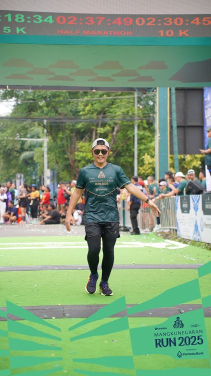 Race photo from Mangkunegaran Run 2025