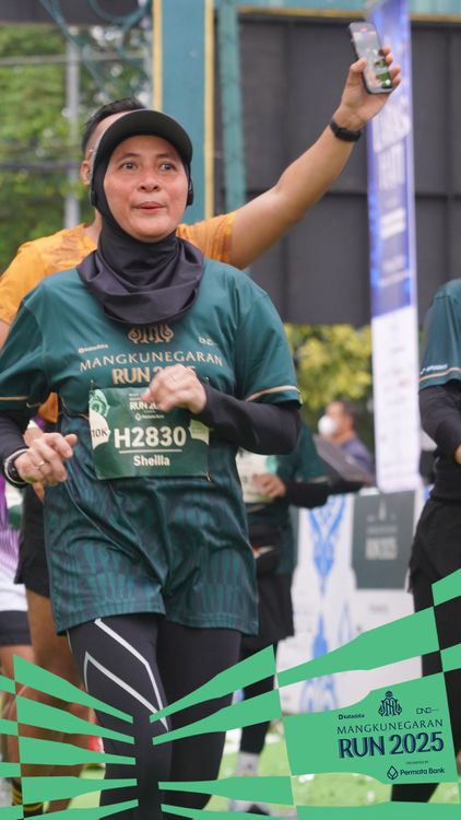 Race photo from Mangkunegaran Run 2025
