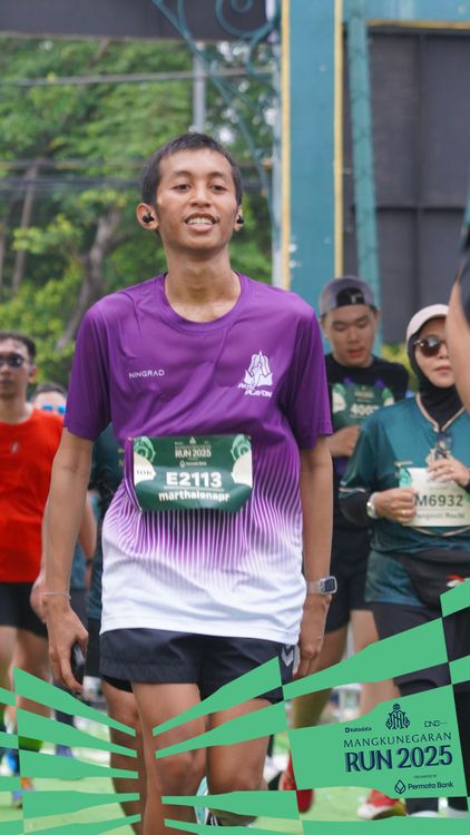Race photo from Mangkunegaran Run 2025