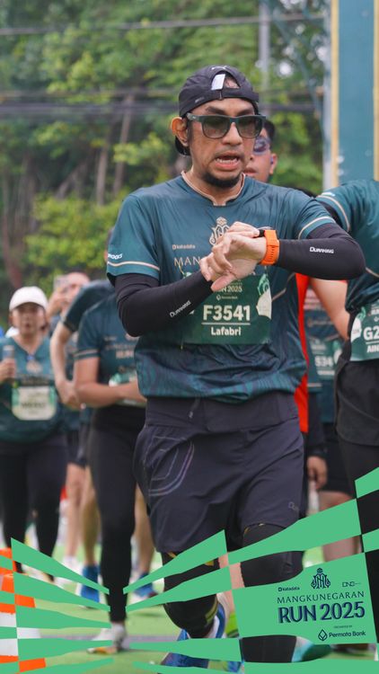 Race photo from Mangkunegaran Run 2025