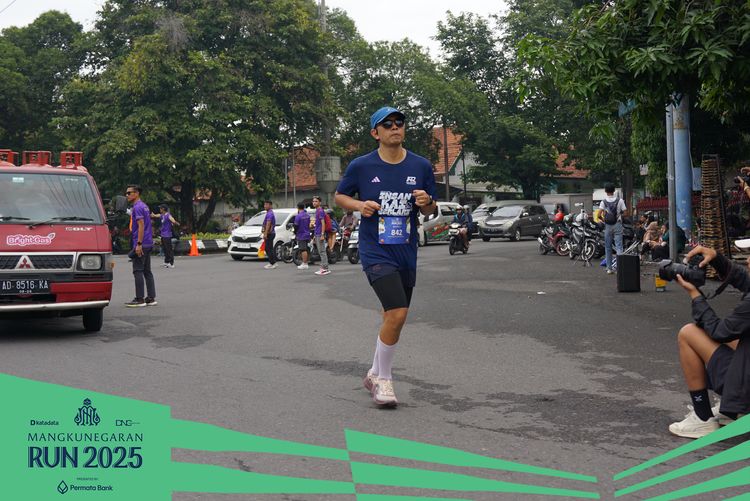 Race photo from Mangkunegaran Run 2025