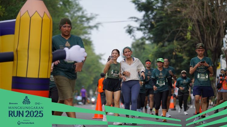 Race photo from Mangkunegaran Run 2025