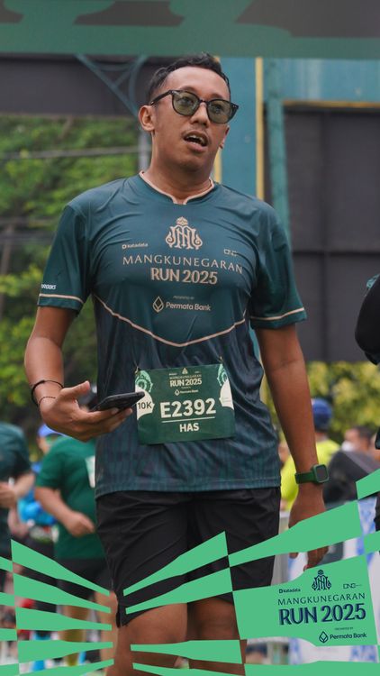 Race photo from Mangkunegaran Run 2025