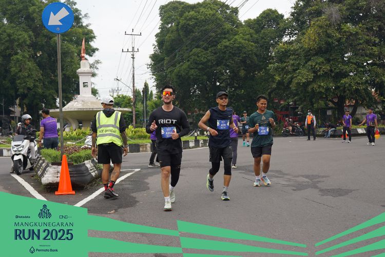 Race photo from Mangkunegaran Run 2025