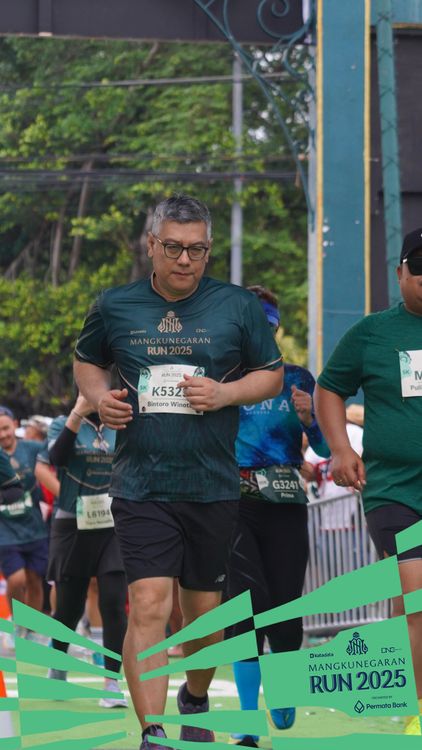 Race photo from Mangkunegaran Run 2025