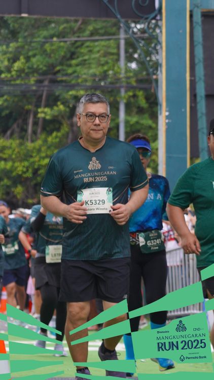 Race photo from Mangkunegaran Run 2025