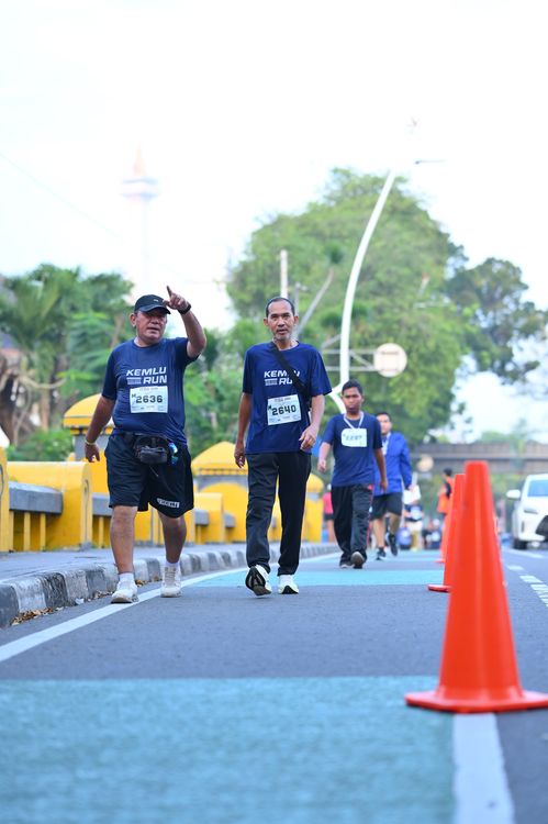 Race photo from KEMLU RUN 2025
